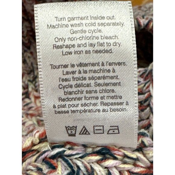 Coldwater Creek Womens Multicolor Knit Sweater M Cotton Acrylic - Picture 7 of 9
